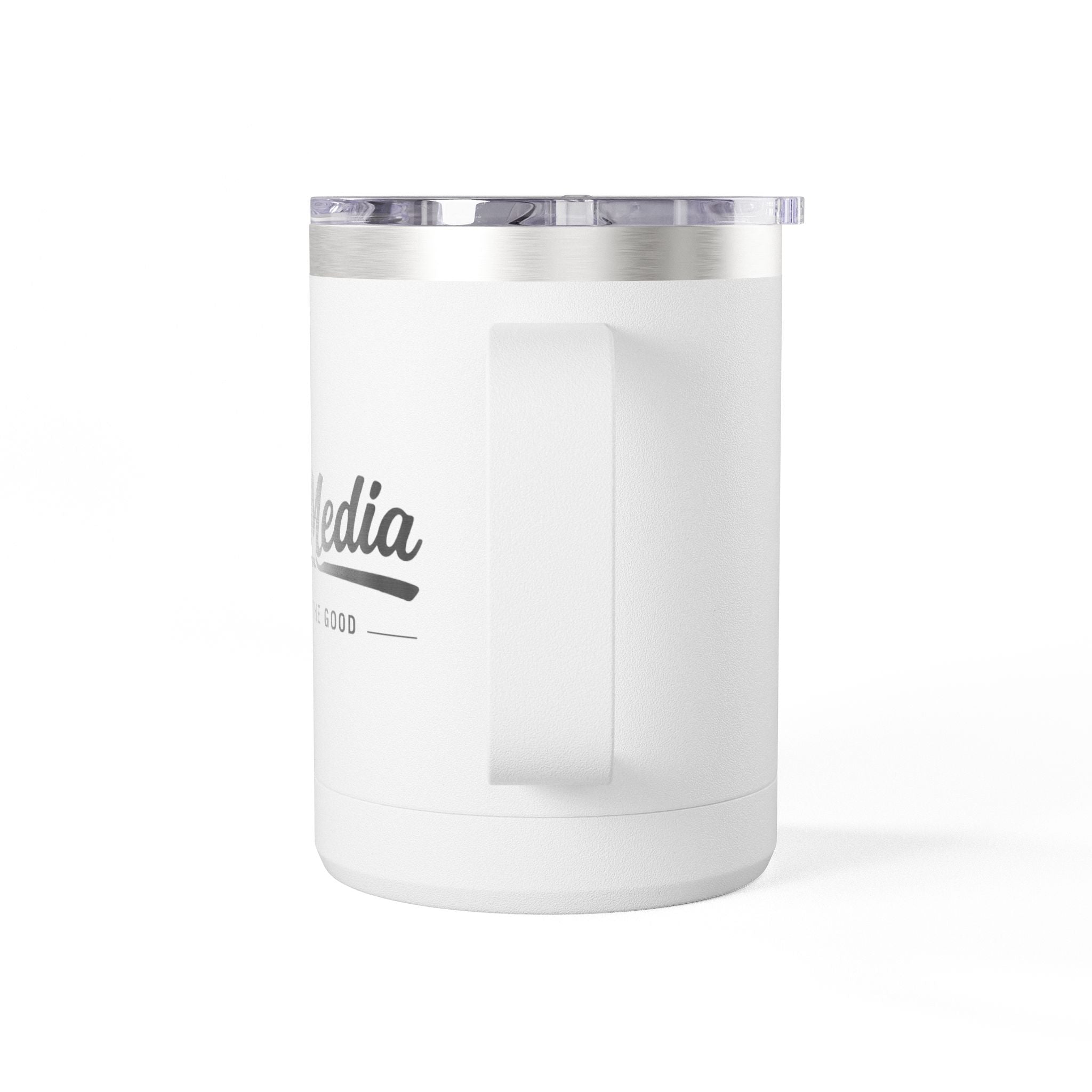 15oz Insulated Coffee Tumbler Mug — Vintage 'Good' Script Logo