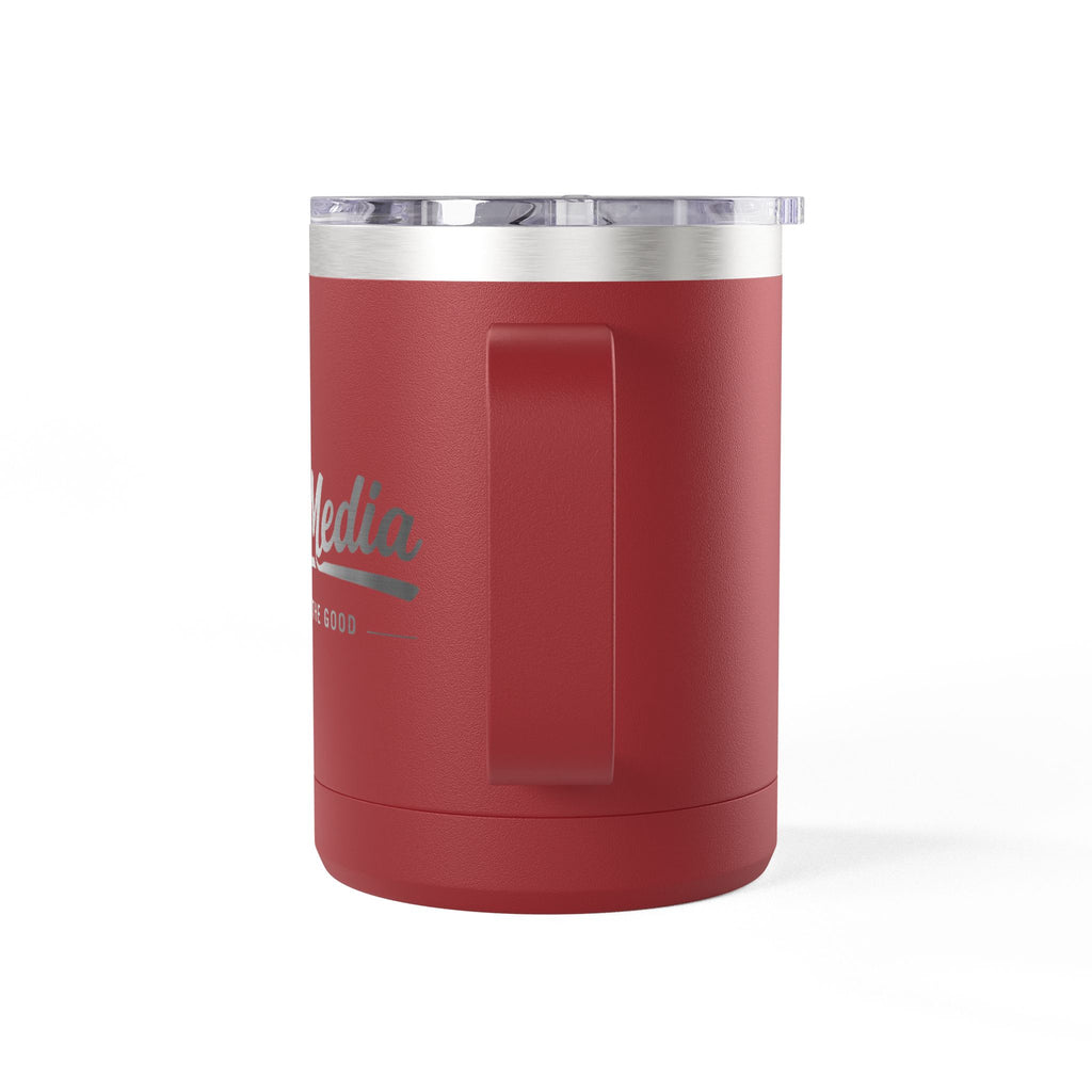 15oz Insulated Coffee Tumbler Mug — Vintage 'Good' Script Logo