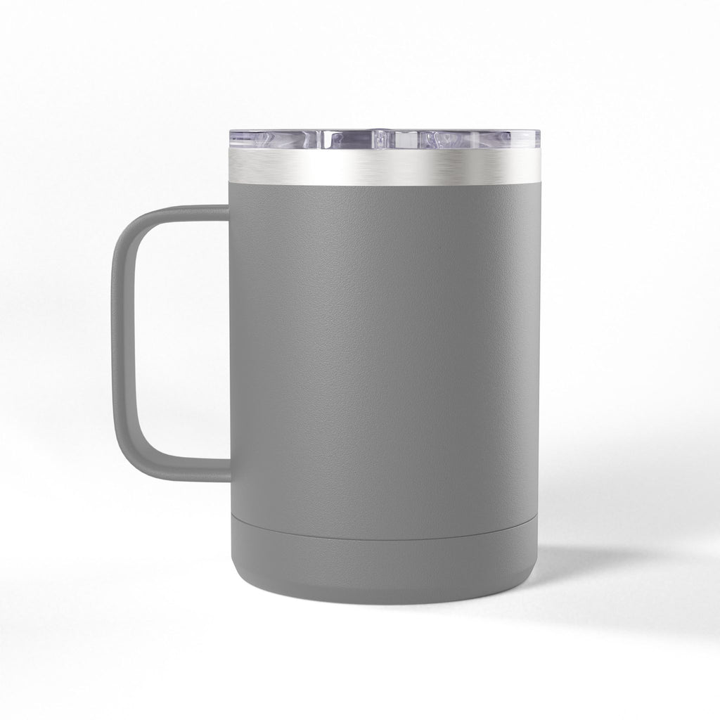 15oz Insulated Coffee Tumbler Mug — Vintage 'Good' Script Logo