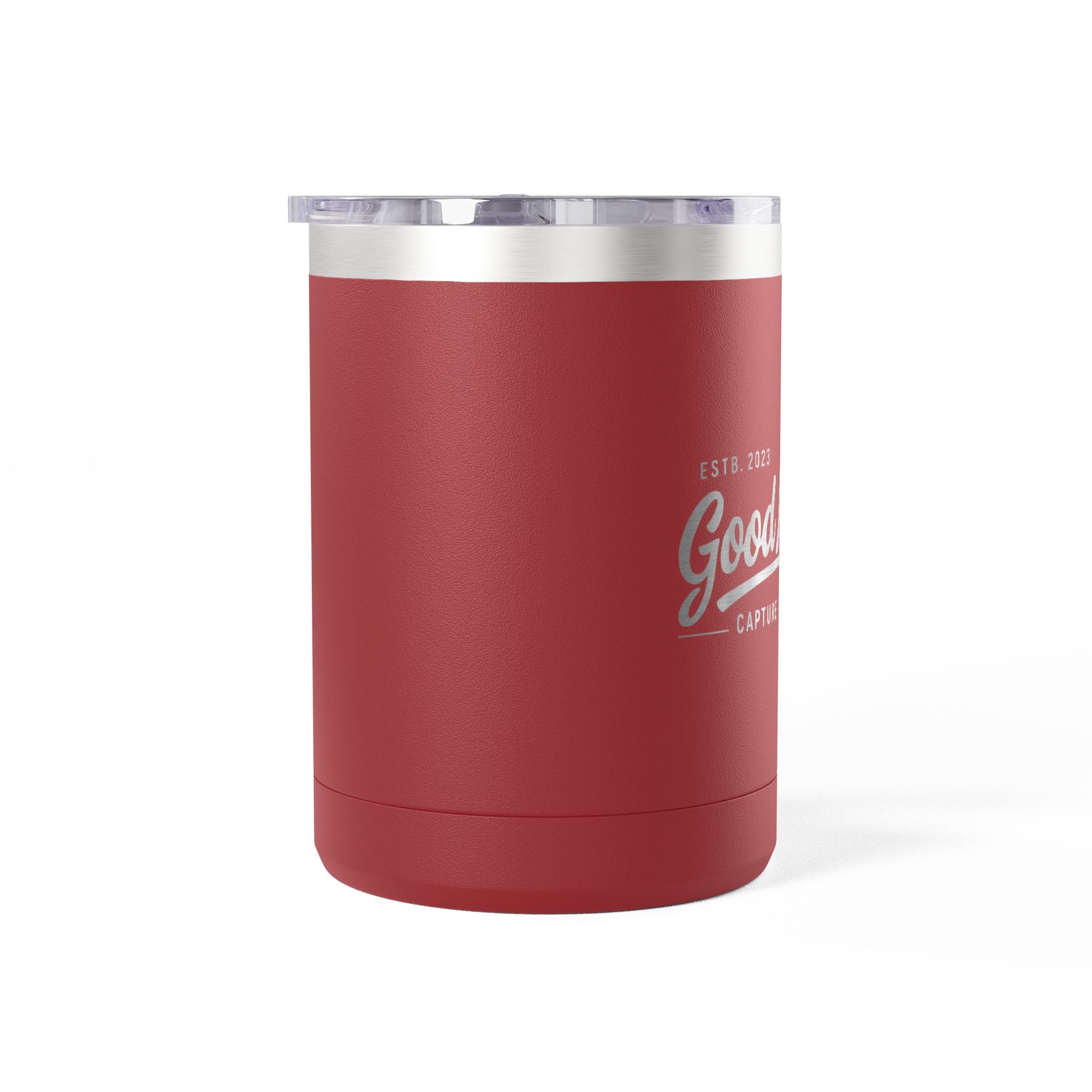 15oz Insulated Coffee Tumbler Mug — Vintage 'Good' Script Logo