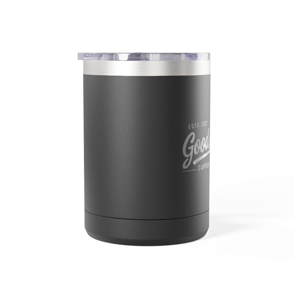 15oz Insulated Coffee Tumbler Mug — Vintage 'Good' Script Logo