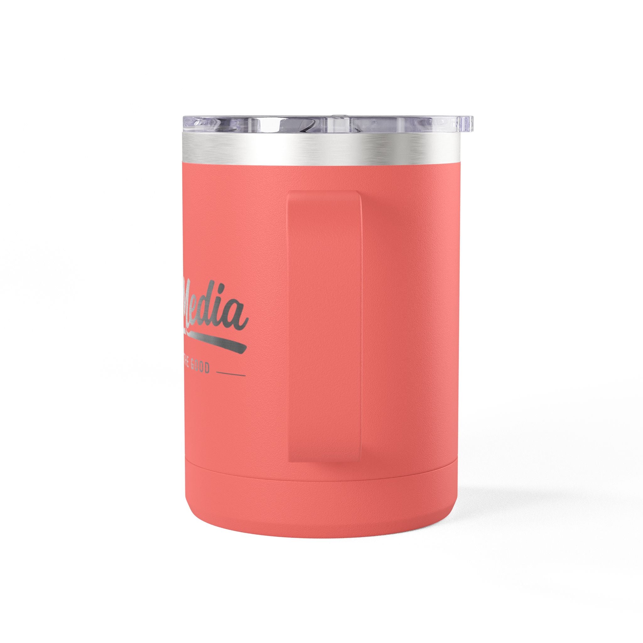 15oz Insulated Coffee Tumbler Mug — Vintage 'Good' Script Logo