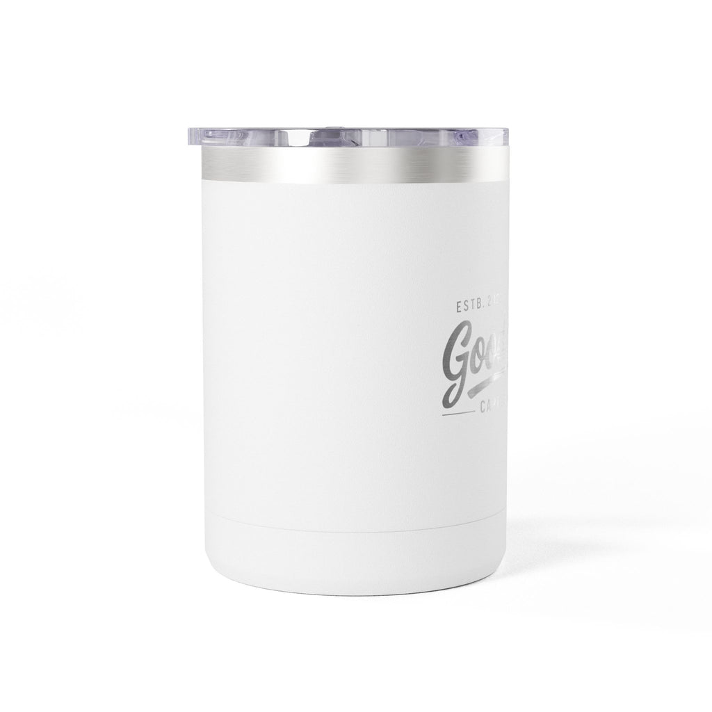 15oz Insulated Coffee Tumbler Mug — Vintage 'Good' Script Logo