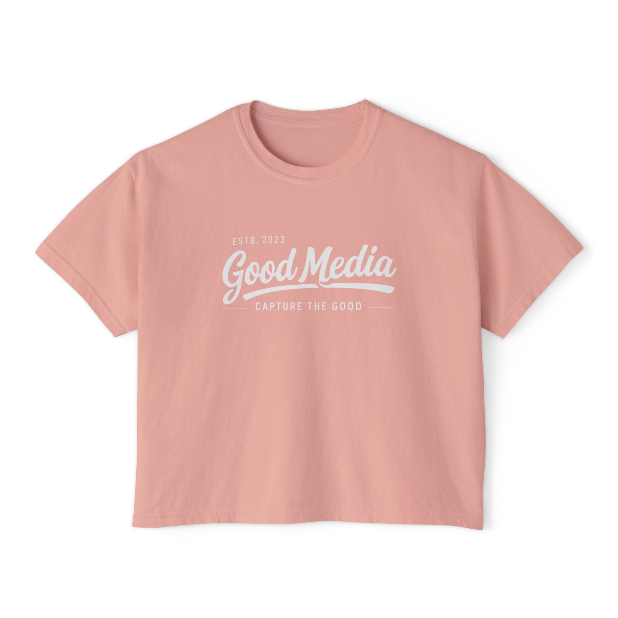 Good Media Boxy Tee — "Capture The Good" Women's T-Shirt