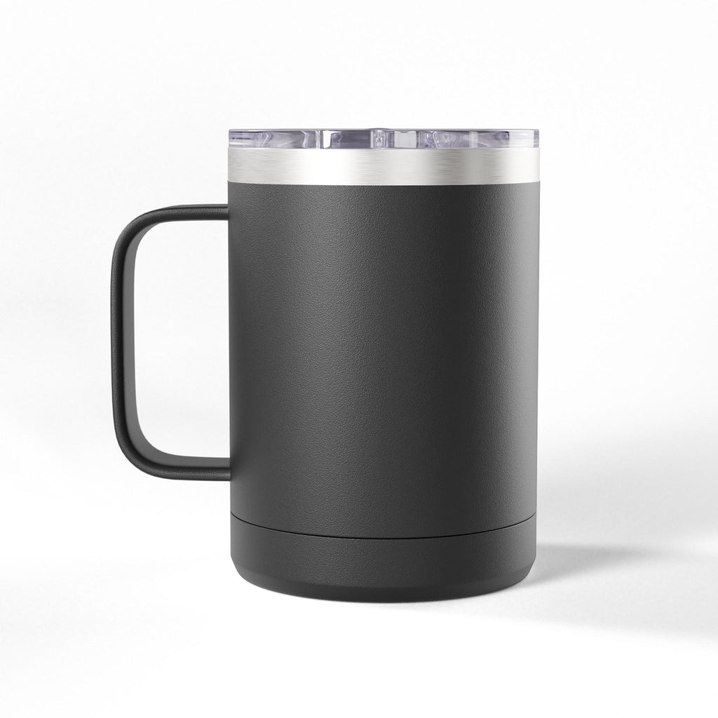 15oz Insulated Coffee Tumbler Mug — Vintage 'Good' Script Logo