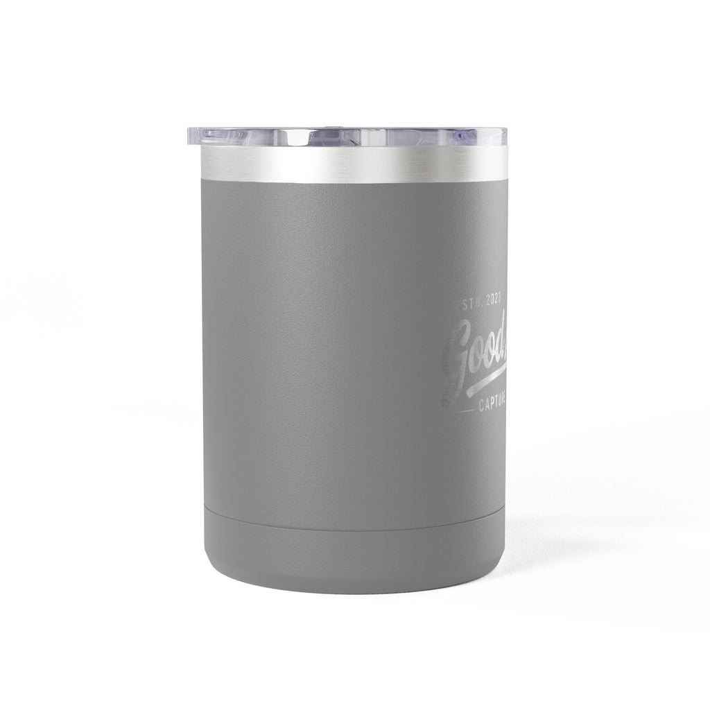 15oz Insulated Coffee Tumbler Mug — Vintage 'Good' Script Logo