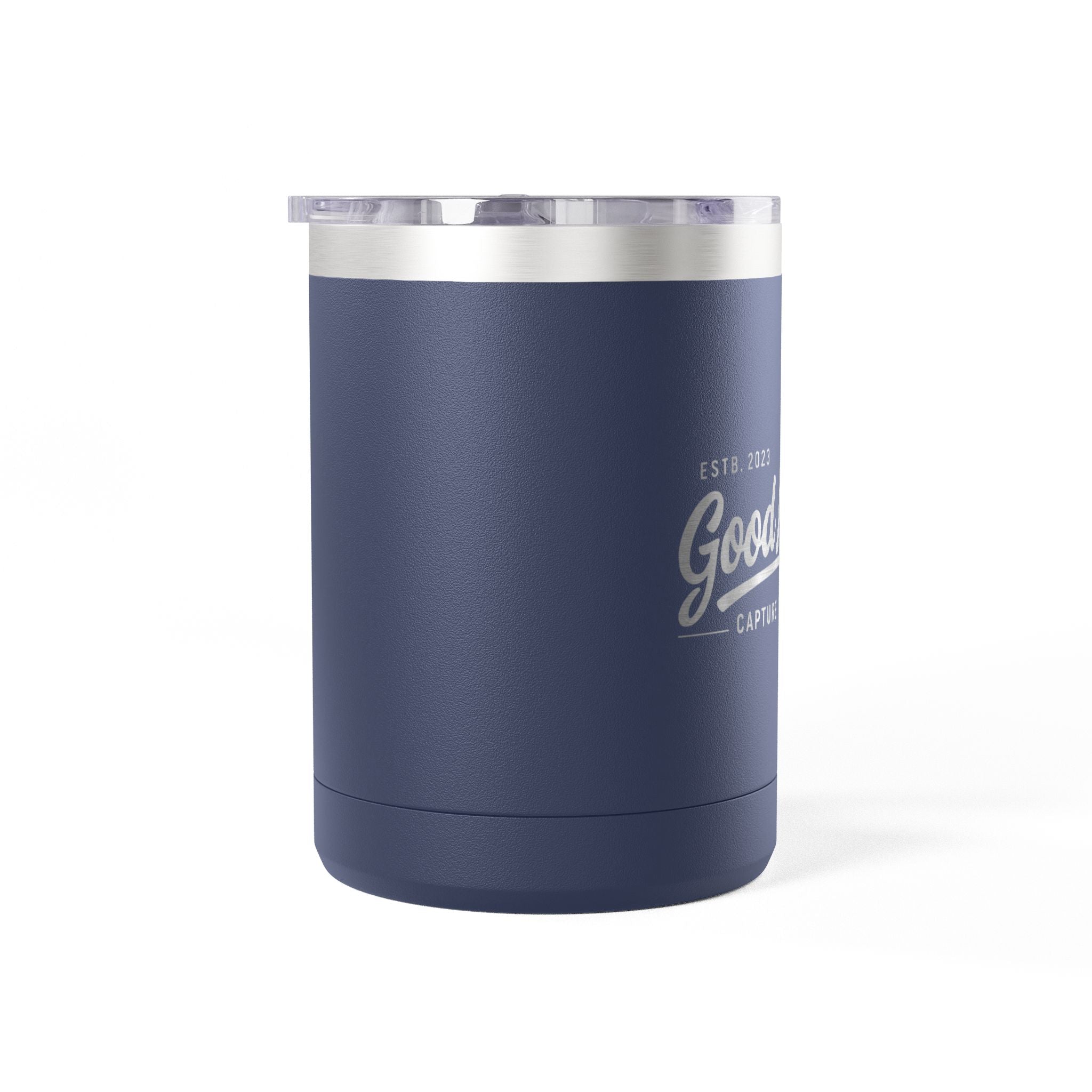 15oz Insulated Coffee Tumbler Mug — Vintage 'Good' Script Logo