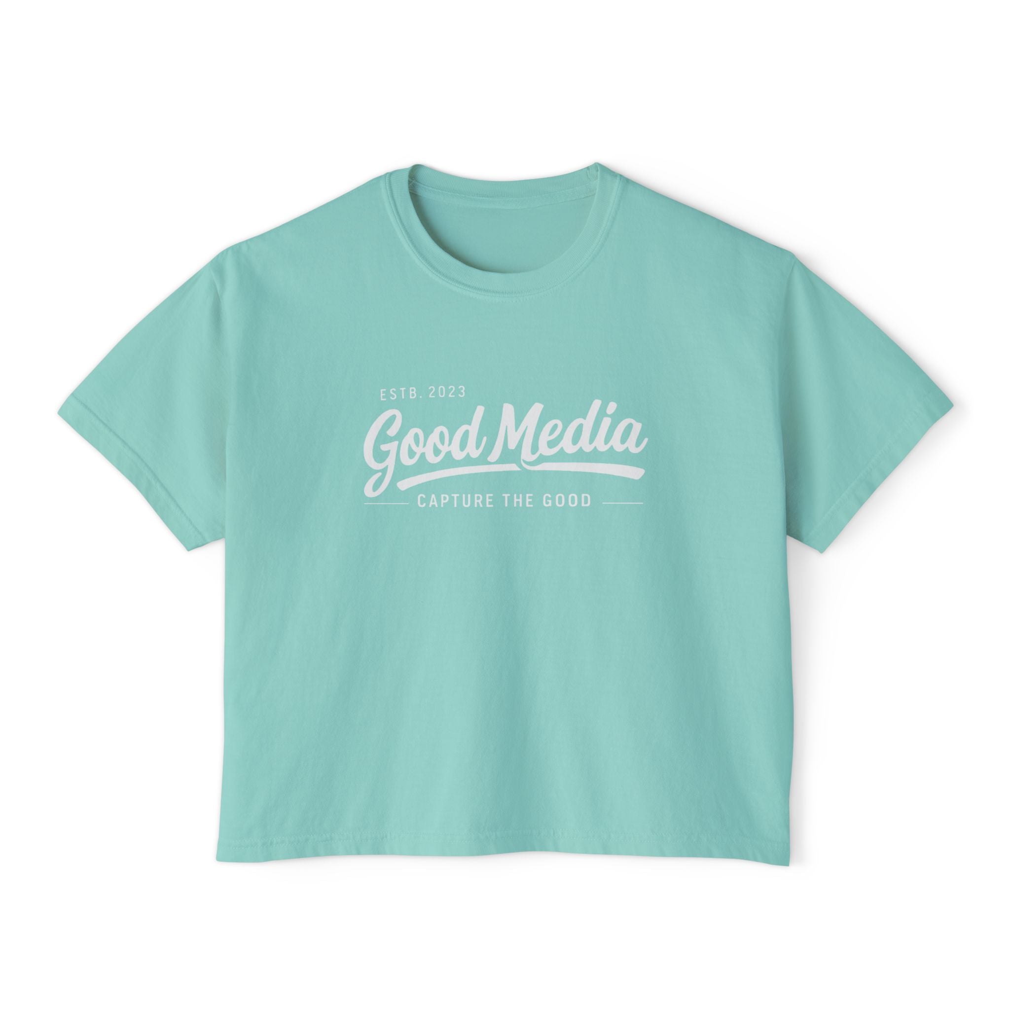 Good Media Boxy Tee — "Capture The Good" Women's T-Shirt