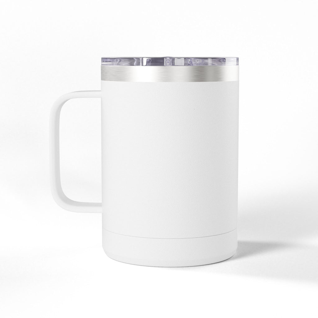 15oz Insulated Coffee Tumbler Mug — Vintage 'Good' Script Logo