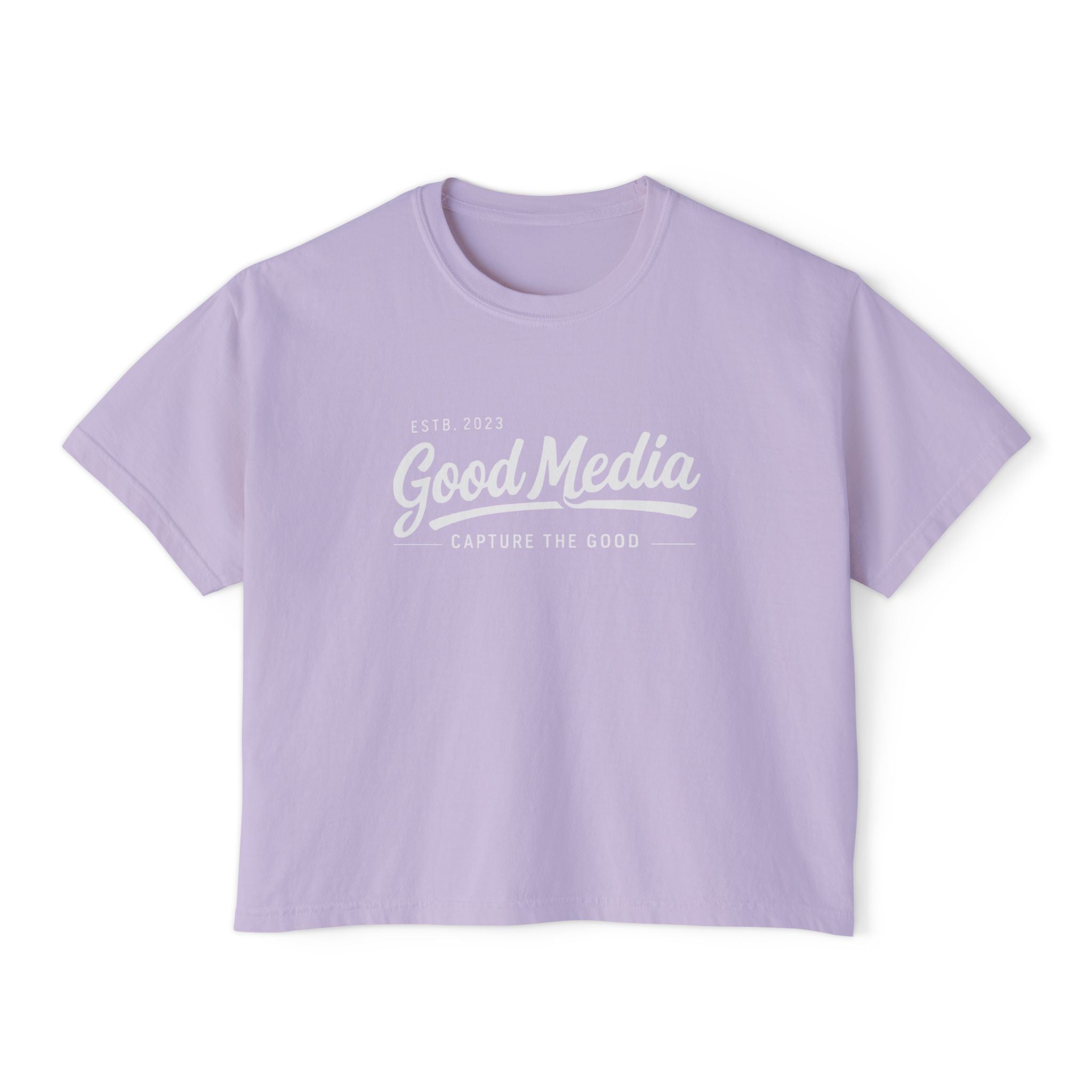 Good Media Boxy Tee — "Capture The Good" Women's T-Shirt