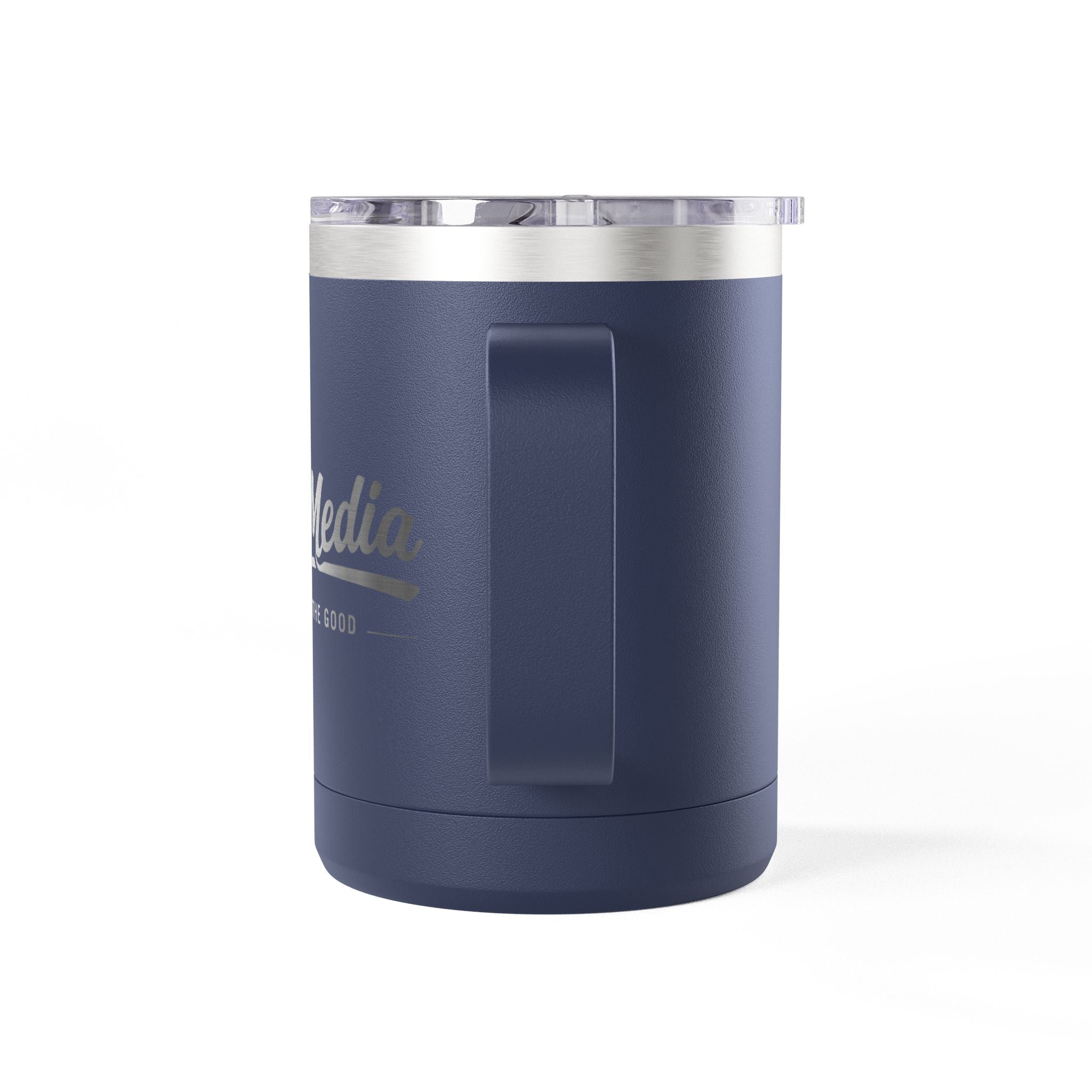 15oz Insulated Coffee Tumbler Mug — Vintage 'Good' Script Logo