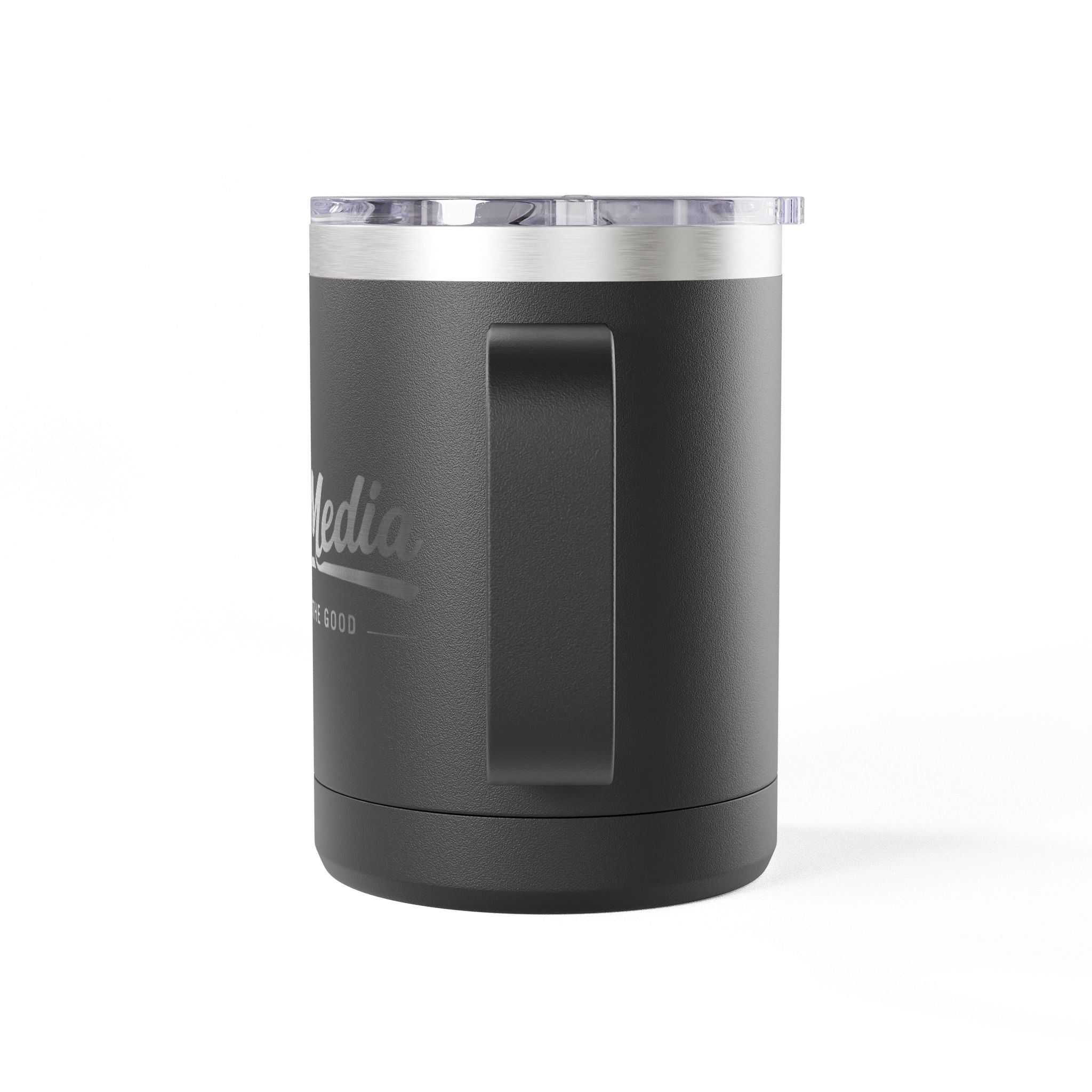 15oz Insulated Coffee Tumbler Mug — Vintage 'Good' Script Logo