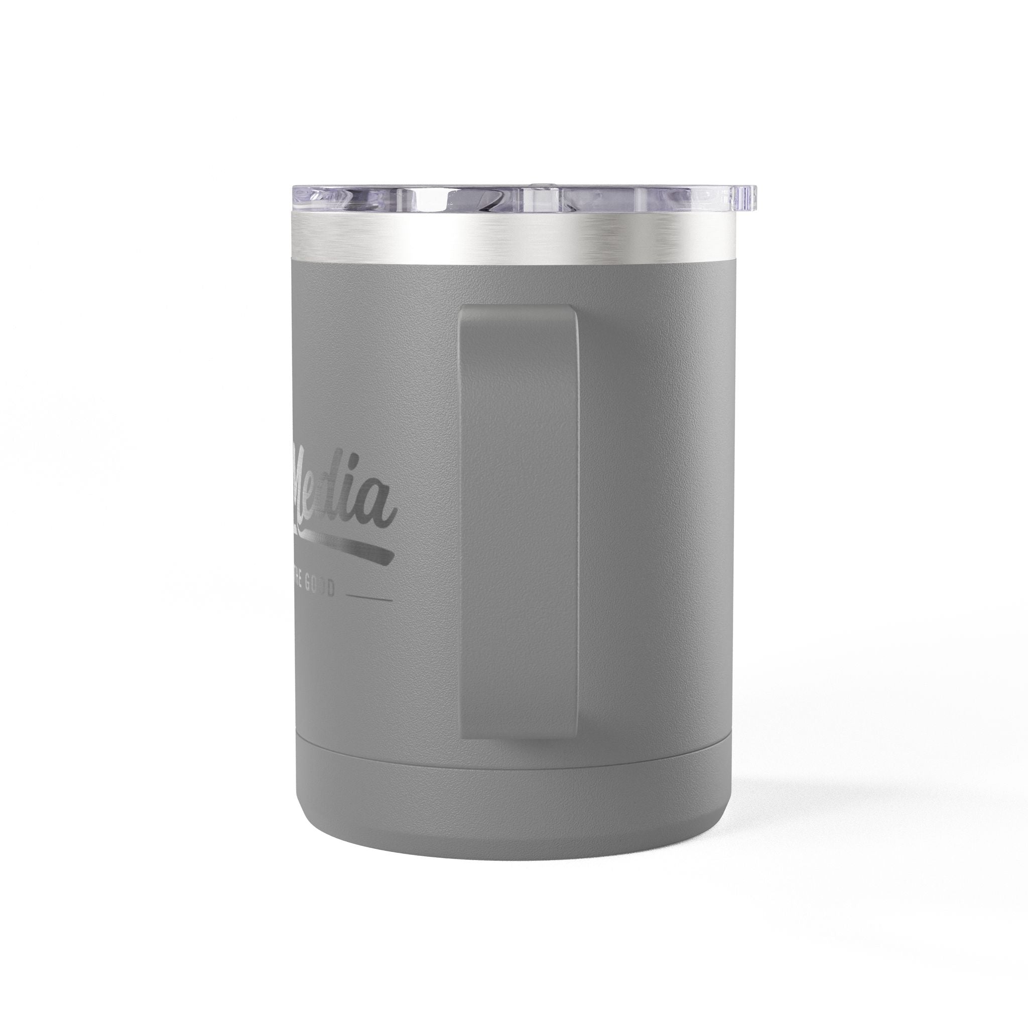 15oz Insulated Coffee Tumbler Mug — Vintage 'Good' Script Logo